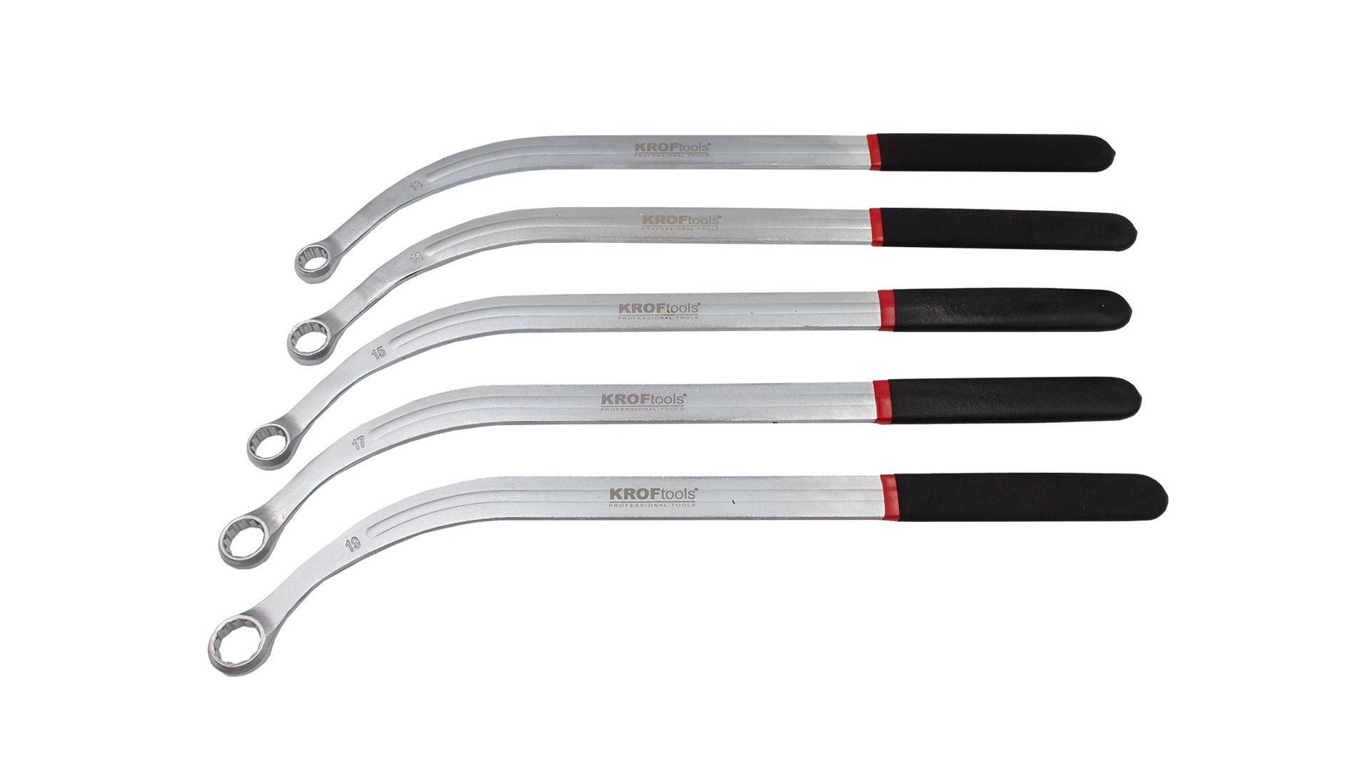 JEU DE 5 CLÉS POLYGONALES DEMI-LUNE