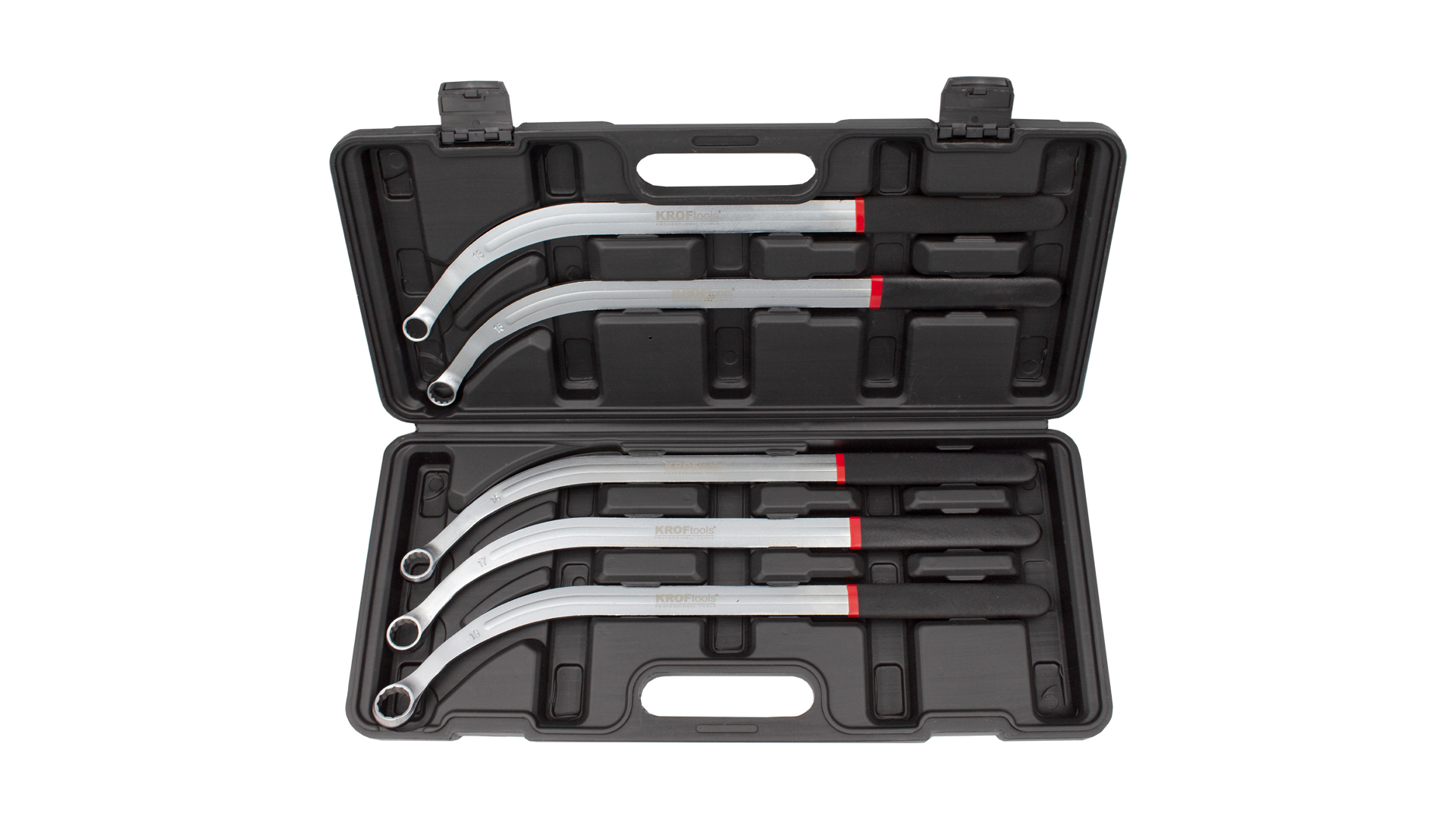 JEU DE 5 CLÉS POLYGONALES DEMI-LUNE