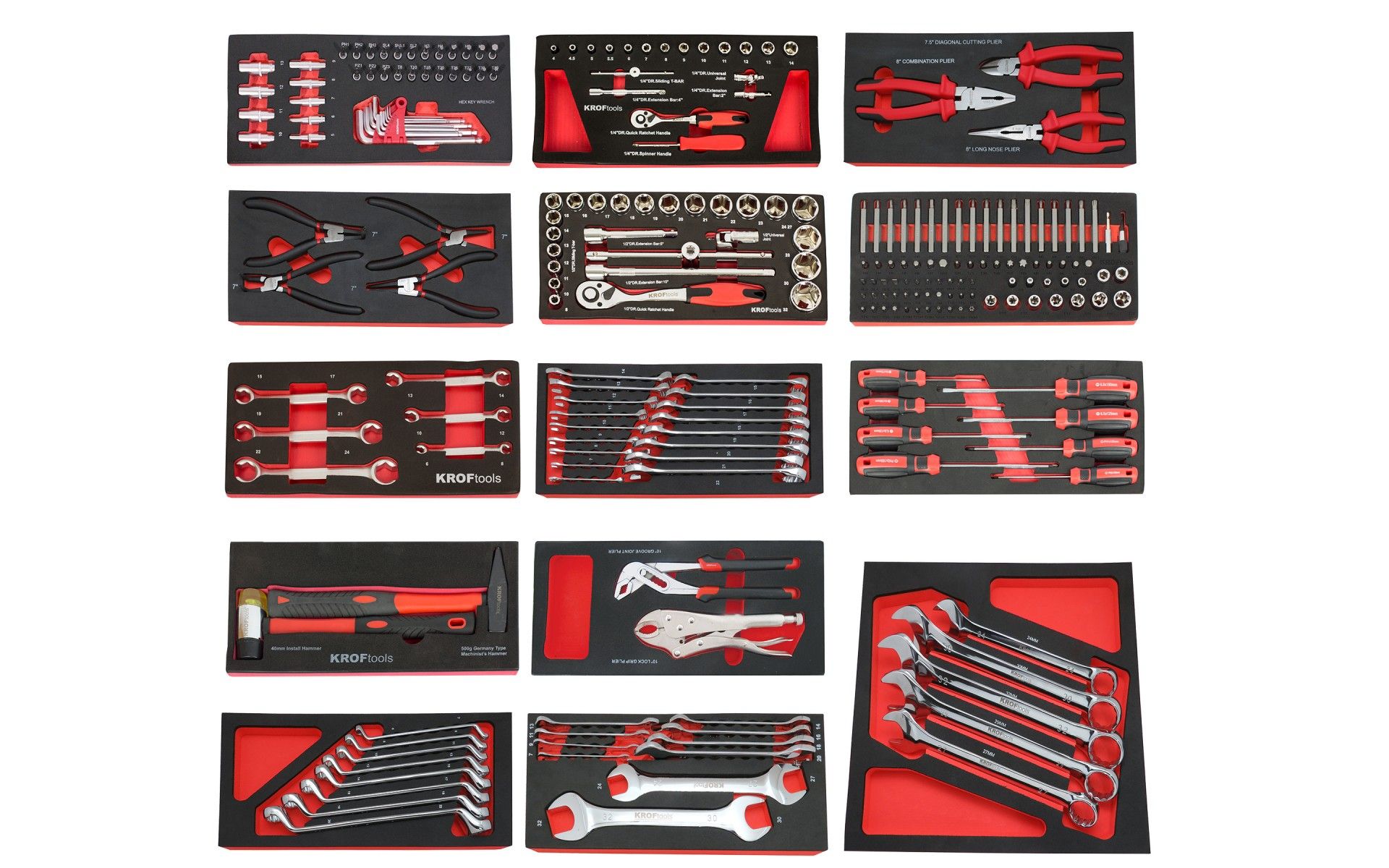 BLACK TOOL CABINET 7 DRAWERS 236 PIECES