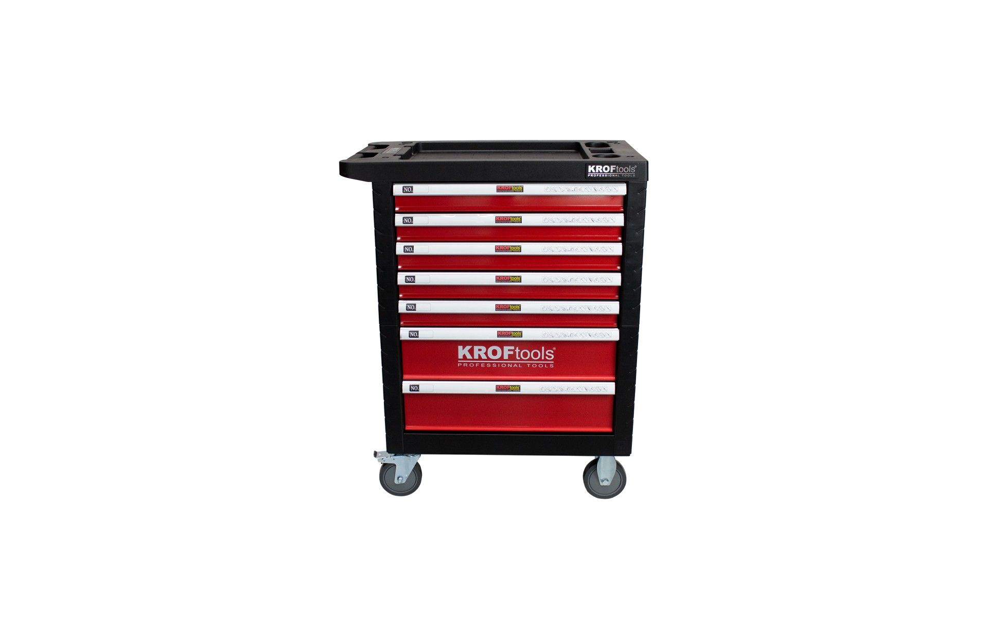 CARRO HERRAMIENTAS 7 CAJONES 173PZS ROJO