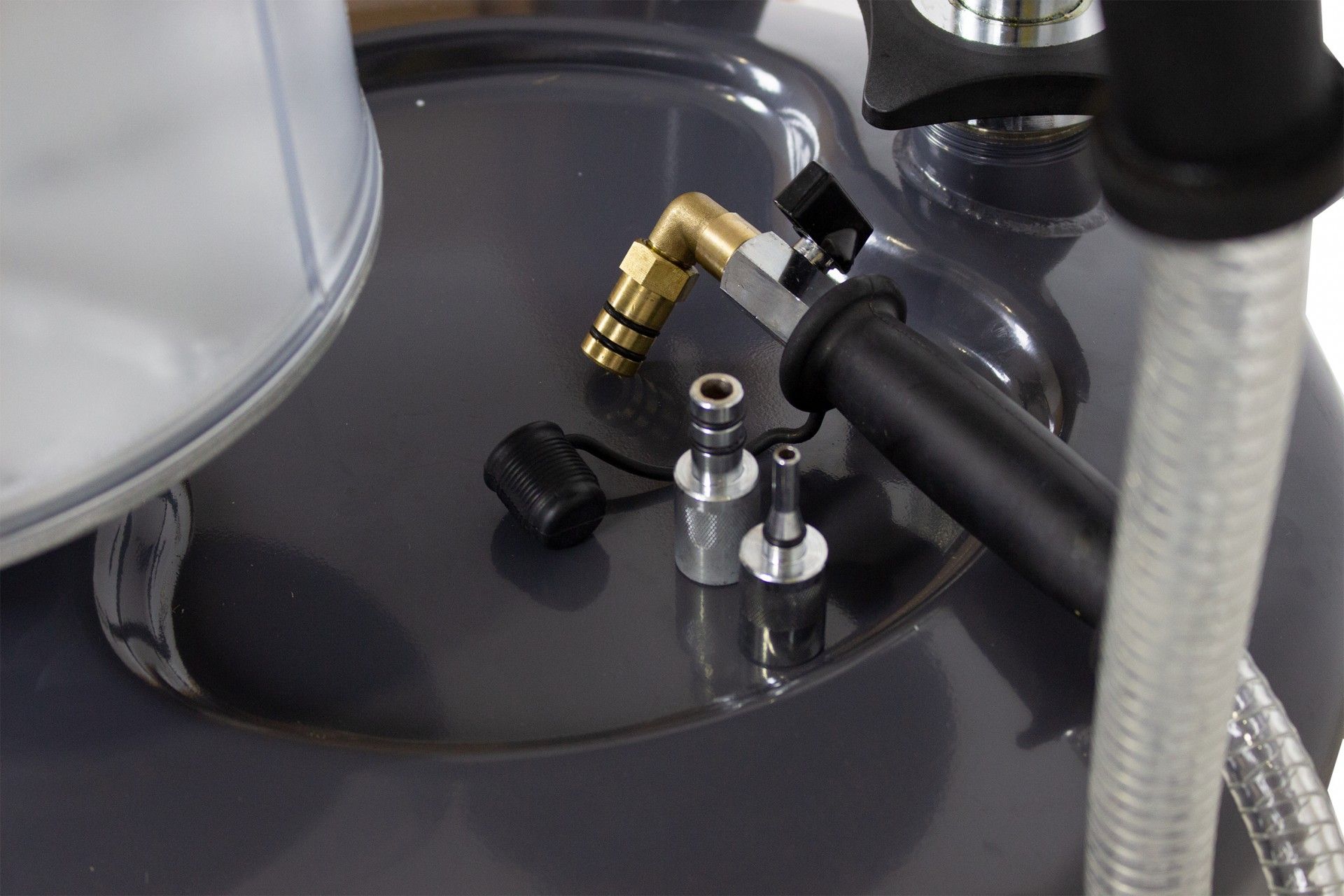 ASPIRADOR ACEITE CON VISUALIZADOR 90L