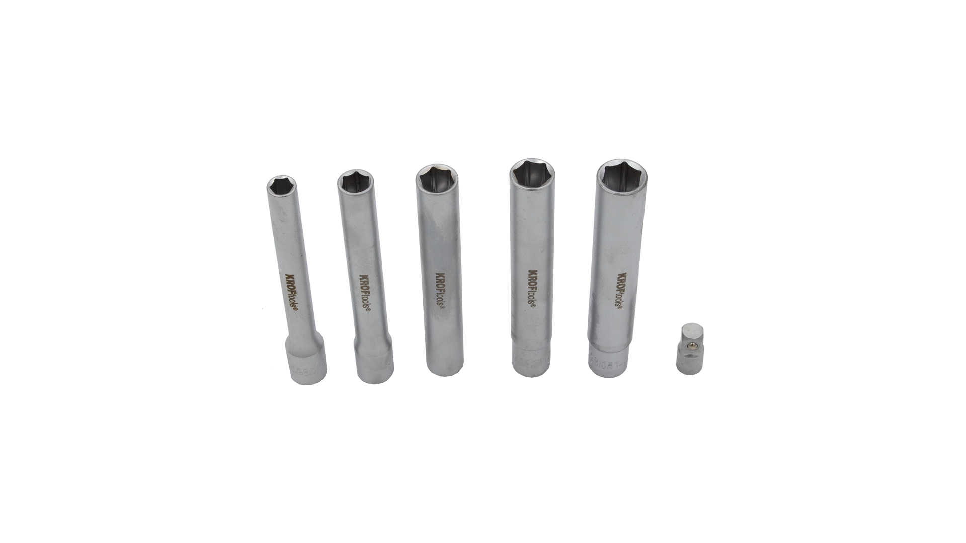 6PCS EXTRA DEEP SOCKET SET 3/8" 8-14mm