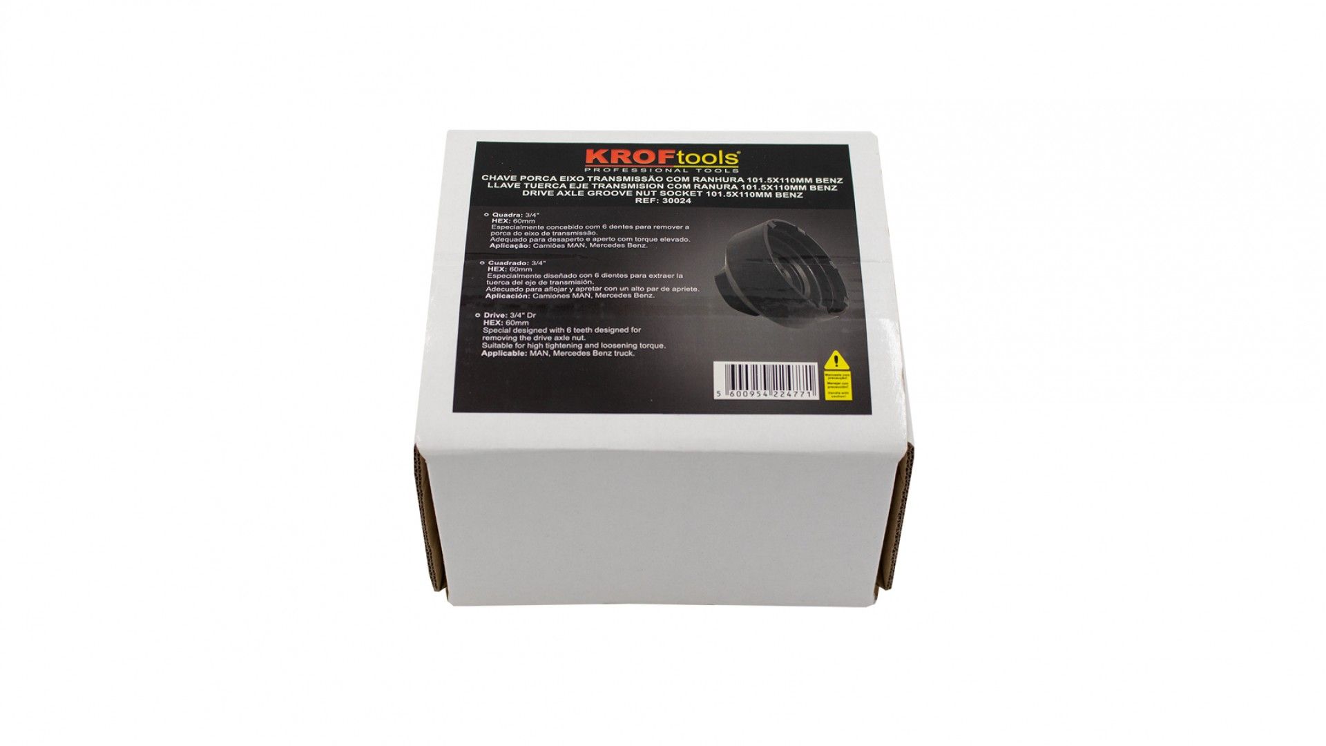 LLAVE TUERCA EJE TRANSMISION COM RANURA 101.5X110mm BENZ