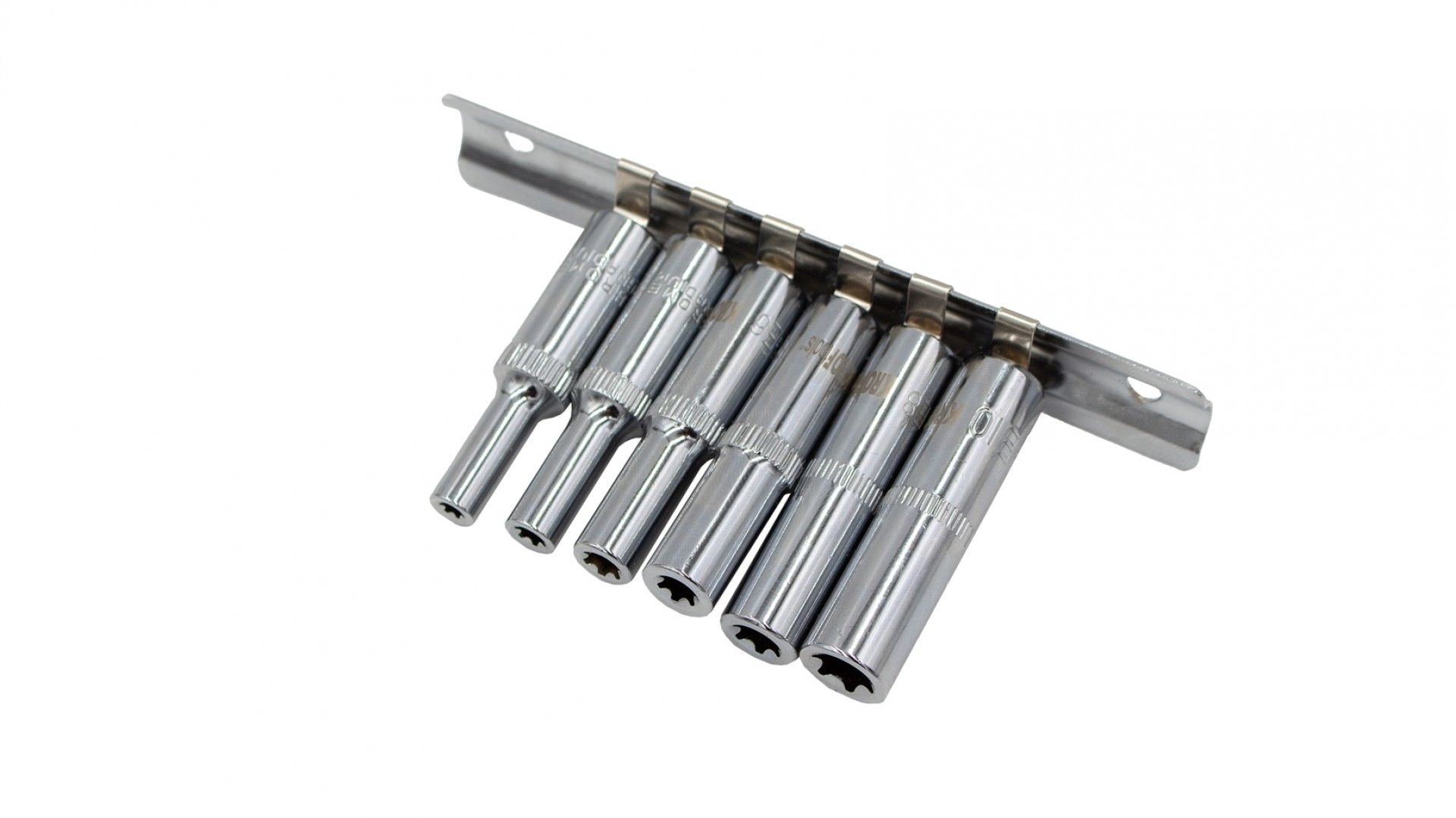 KIT CHIAVI LUNGHE 1/4" TORX INTERNO E4-E10 6 PEZZ