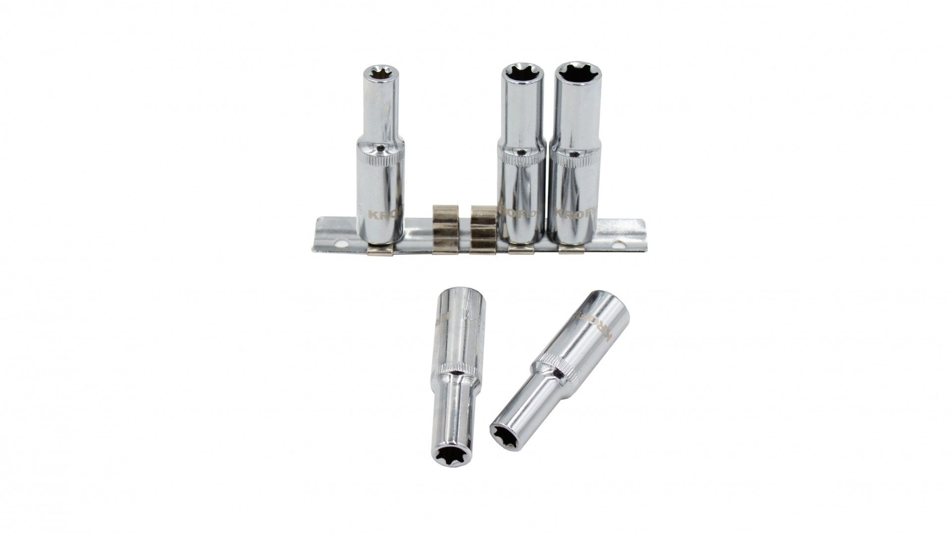 KIT CHIAVI LUNGHE 3/8” TORX INTERNO E8-E14 5 PEZZI