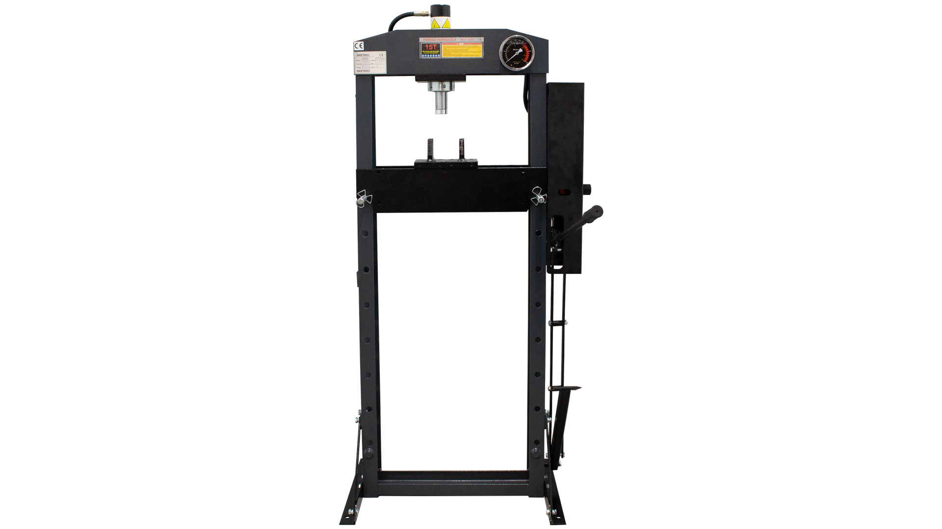PRESSA IDRAULICA 15T A DOPPIA VELOCITÀ CON PEDALE
