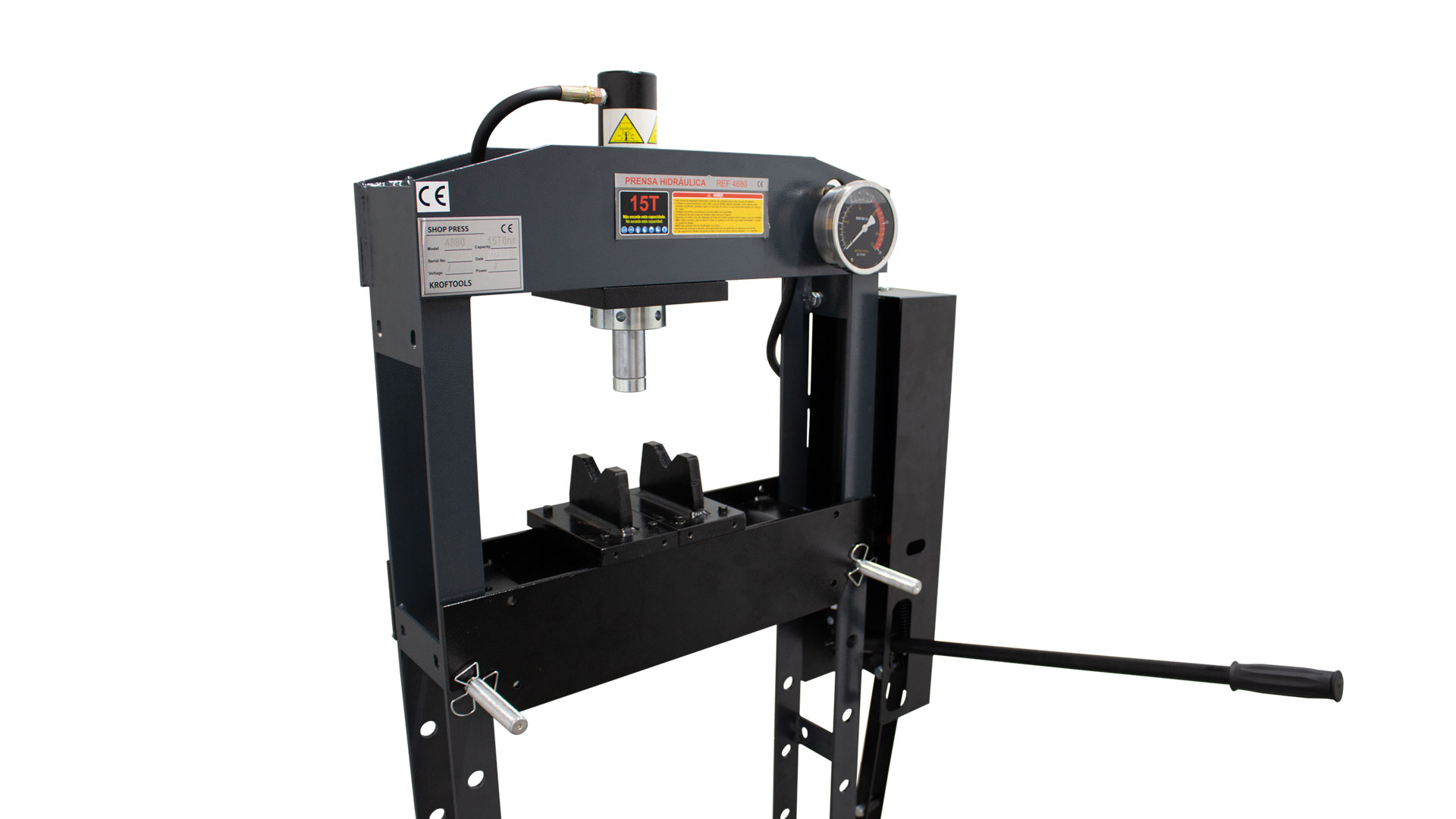 PRESSA IDRAULICA 15T A DOPPIA VELOCITÀ CON PEDALE