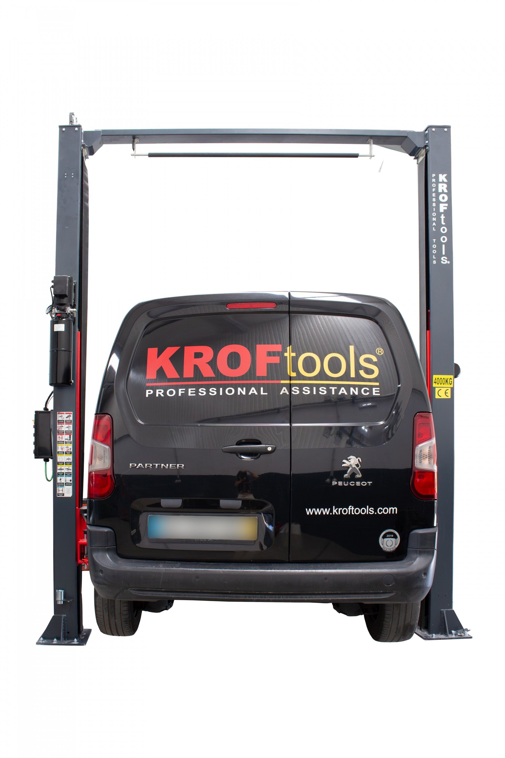 ELEVADOR 2 COLUMNAS HIDRÁULICO SUELO LIBRE 4T 380V