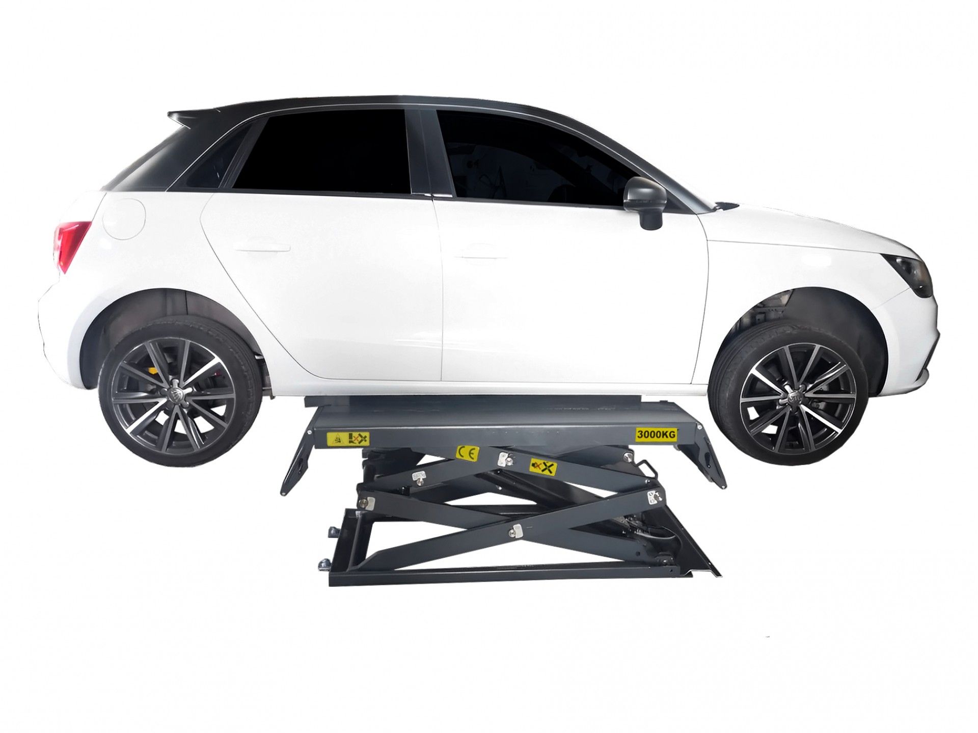 3TON FLOOR HYDRAULIC SCISSOR LIFT 220V