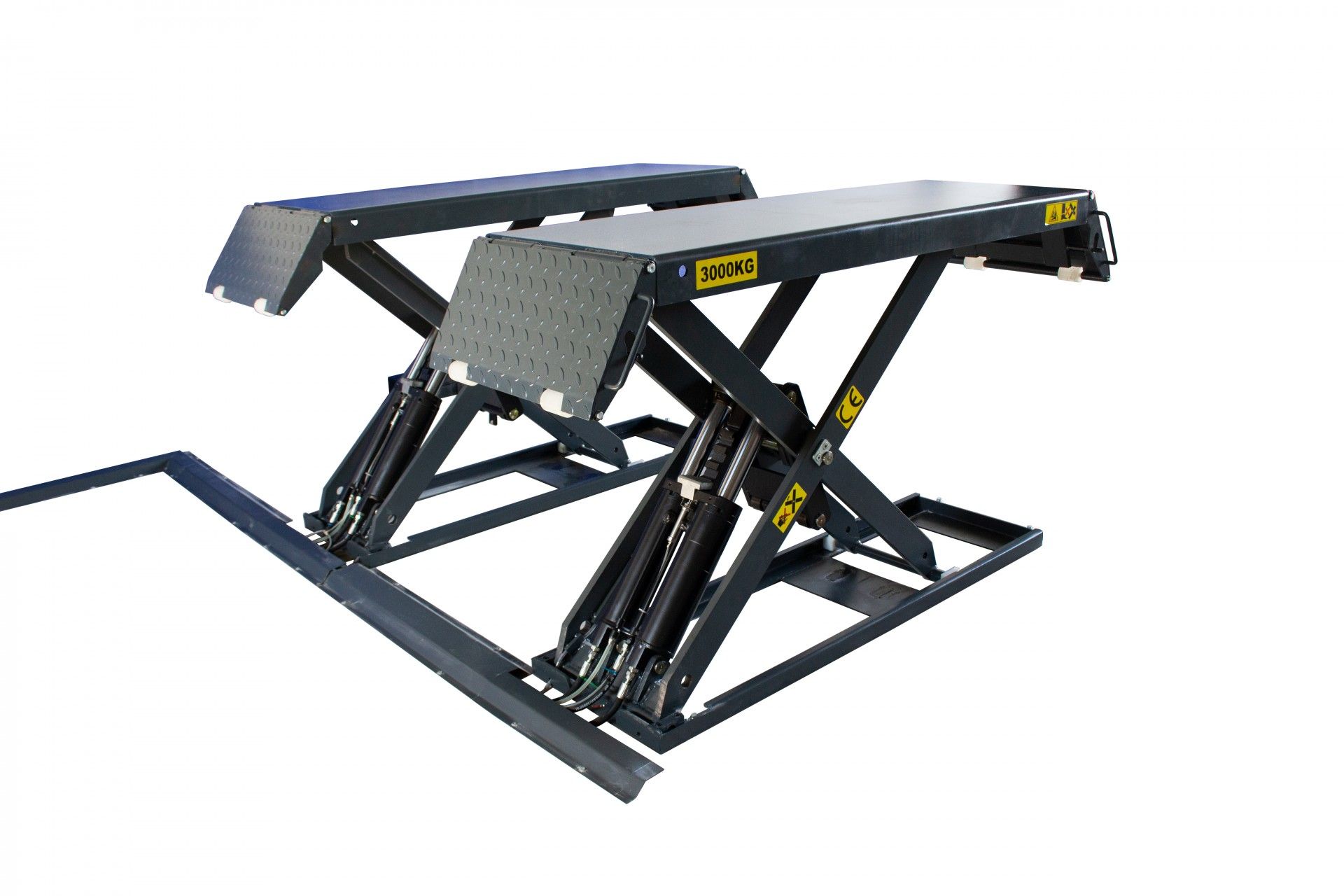 3TONNEN BODENHYDRAULISCHE SCHERENBÜHNE 1M HUBHÖHE 220V