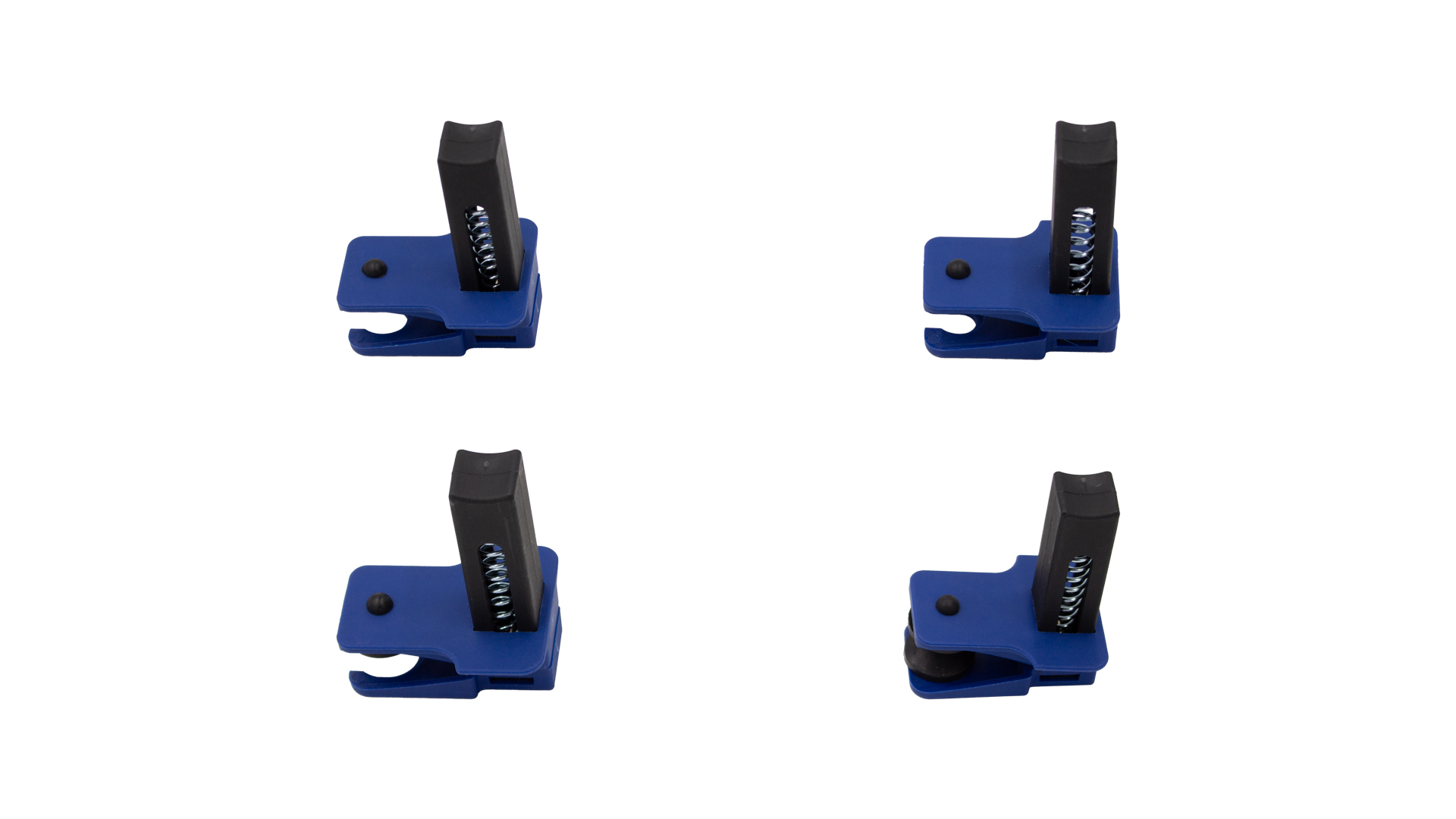 KIT DI MORSETTI IN ACCIAIO PER 4 PEZZI