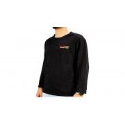 CAMISOLA T-SHIRT MANGA COMPRIDA PRETA - L