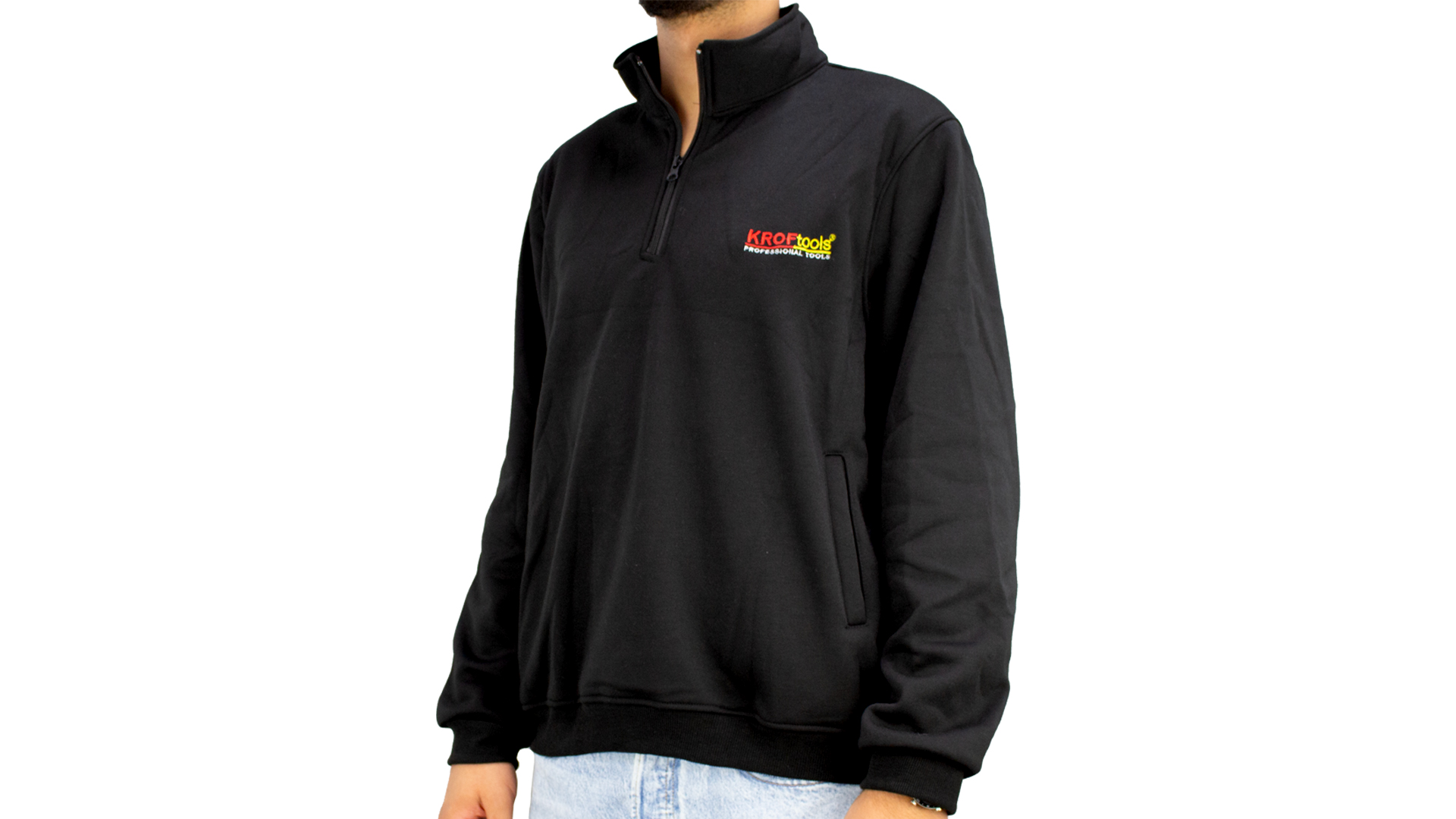 SUDADERA MANGA LARGA CON CREMALLERA