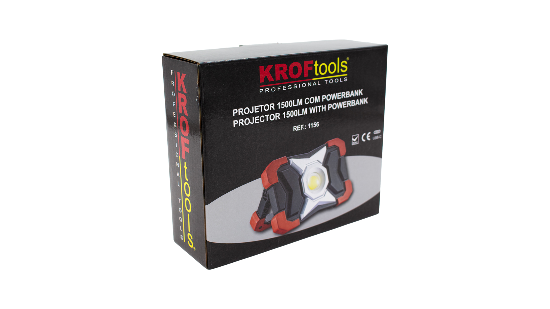 PROJETOR 1500LM C/ POWERBANK