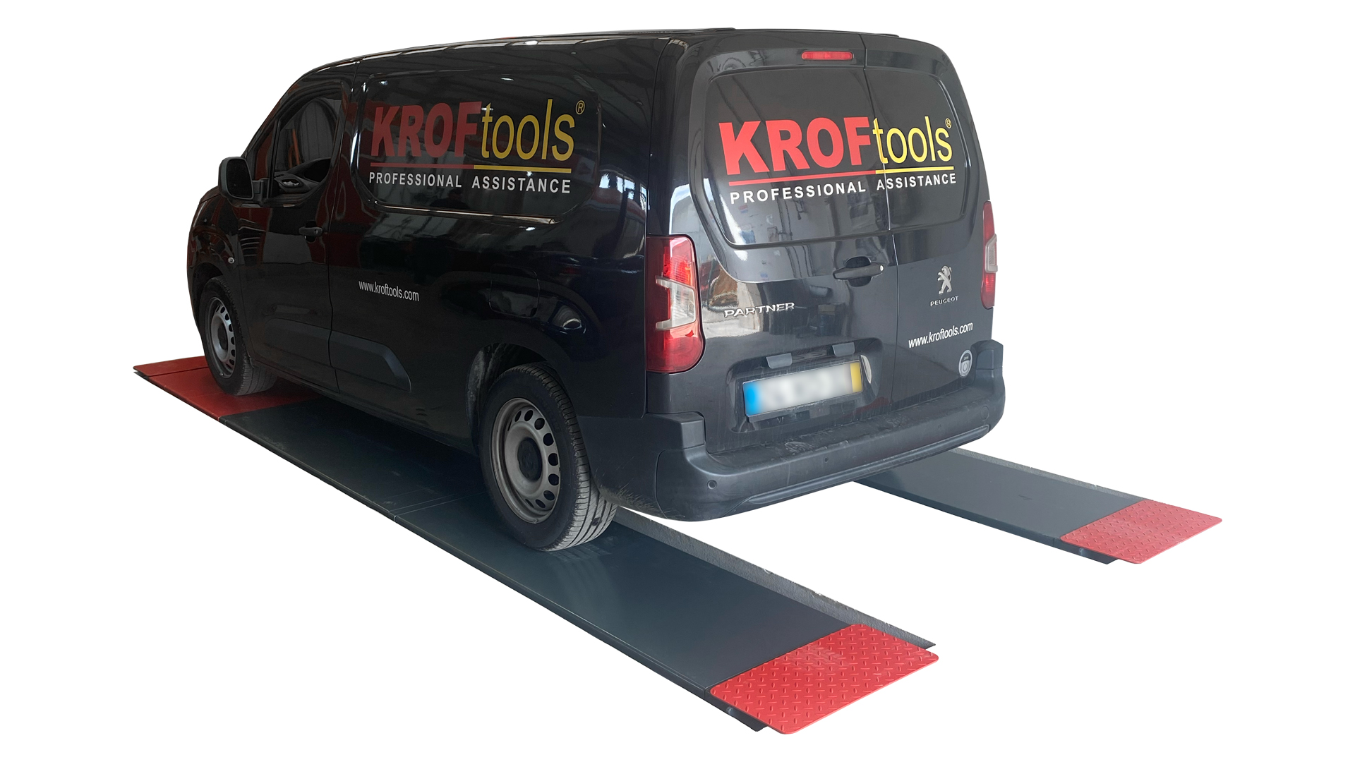 5,5TON DOUBLE SCISSOR LIFT FOR ALIGNMENT W/ LED