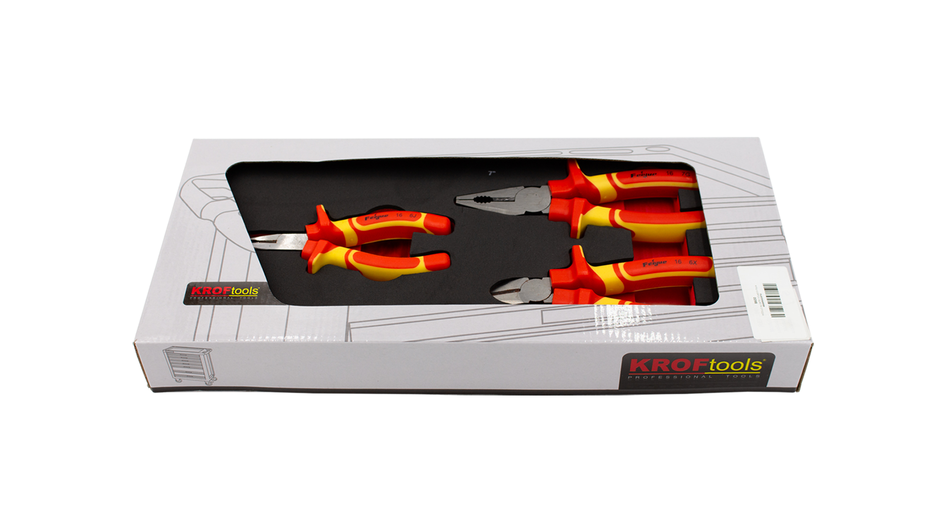 SET DI PINZE ISOLATE 3 PEZZI