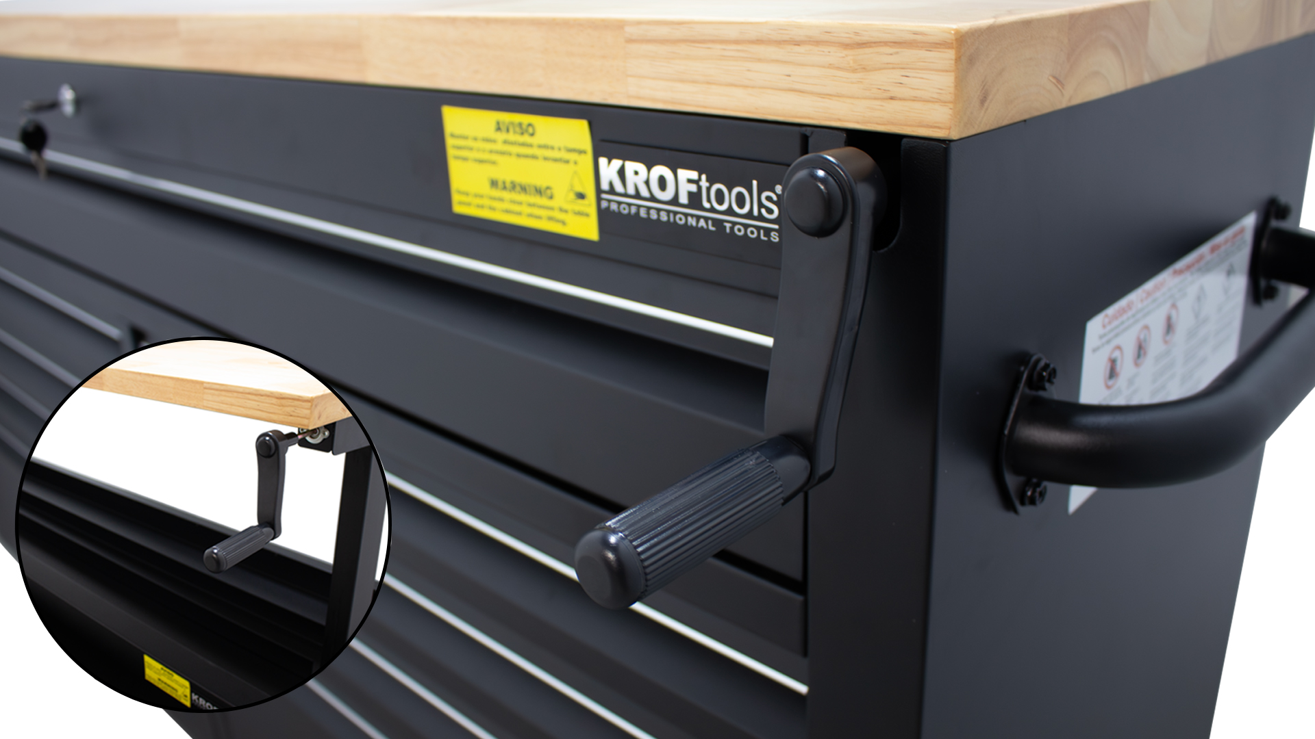 61"- 9 DRAWER MOBILE WORKBENCH