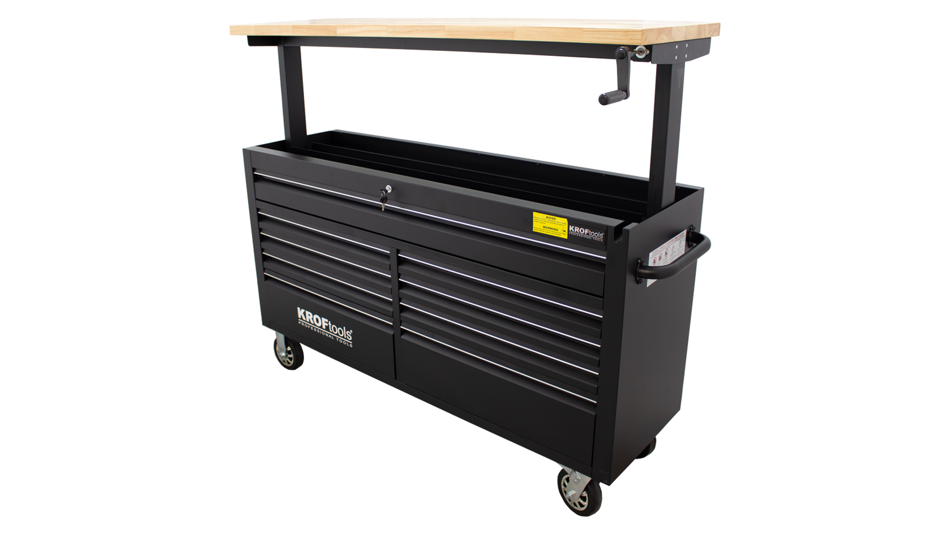 61"- 9 DRAWER MOBILE WORKBENCH