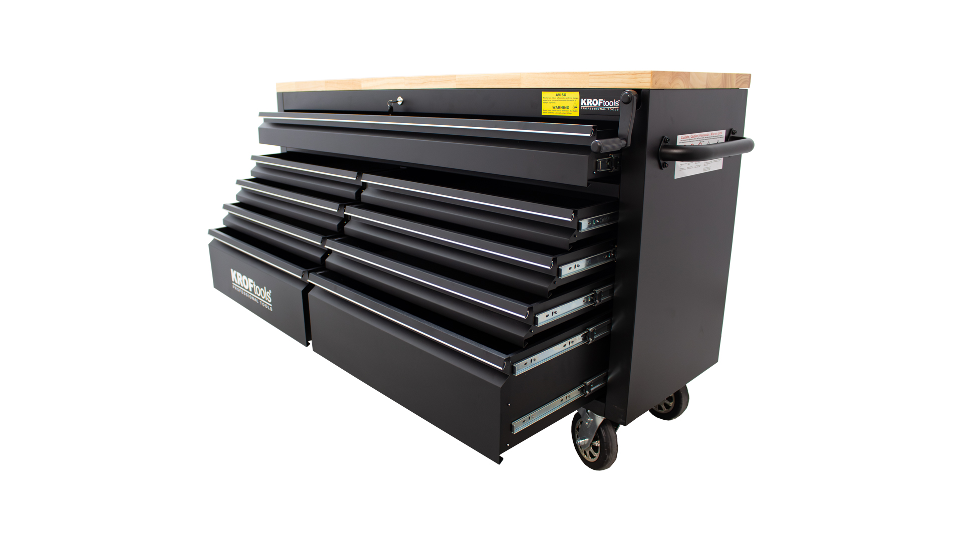 61"- 9 DRAWER MOBILE WORKBENCH