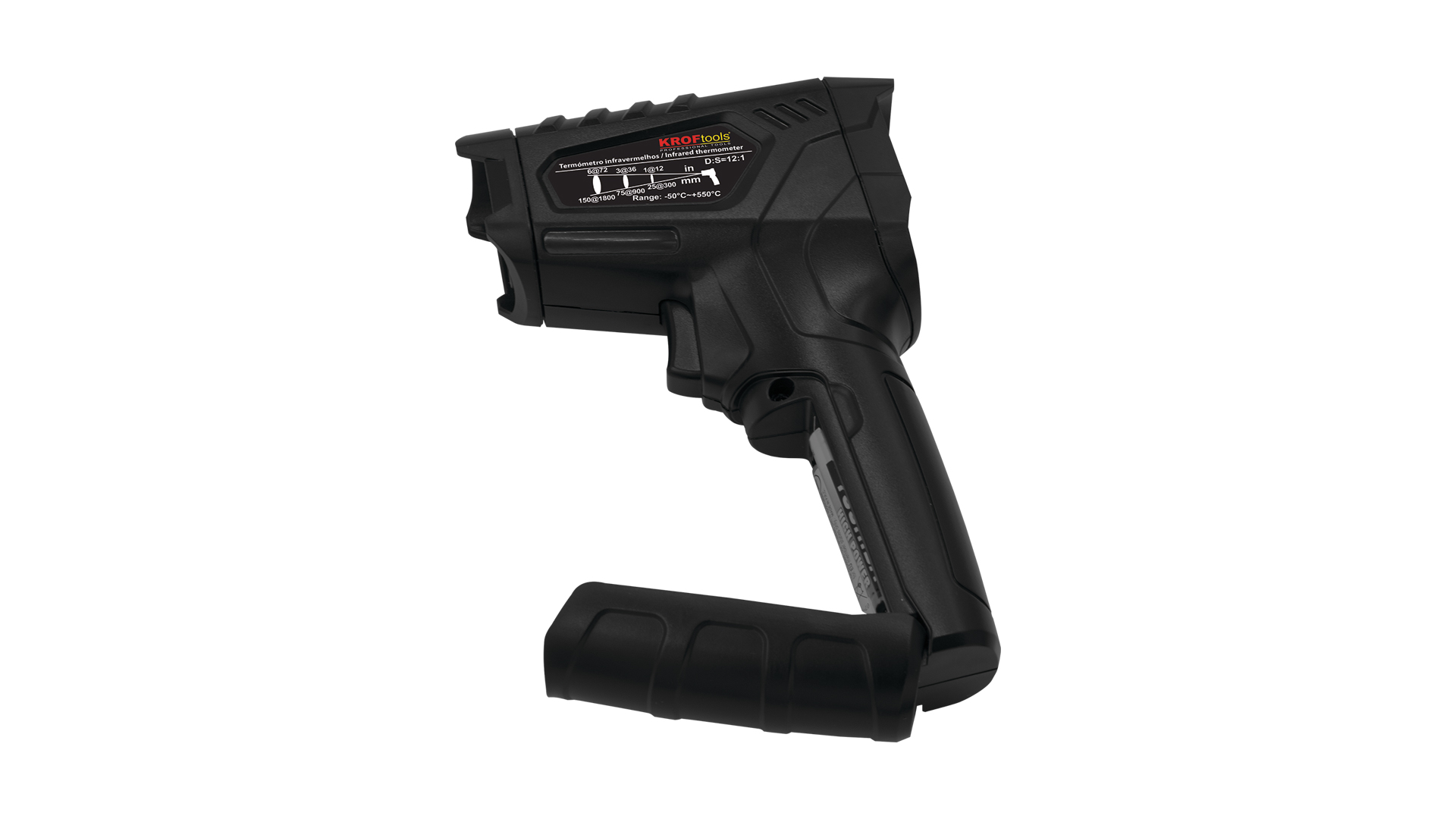 TERMÓMETRO INFRAVERMELHOS PILHAS 50~550 CELSIUS