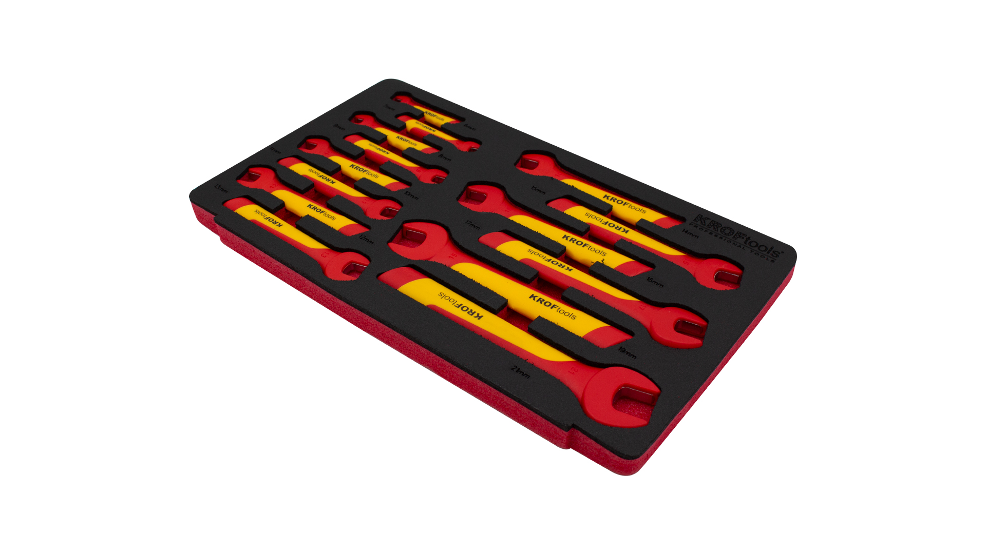 14PCS 6-21MM VDE INSULATED OPEN ENDED SPANNERS SET