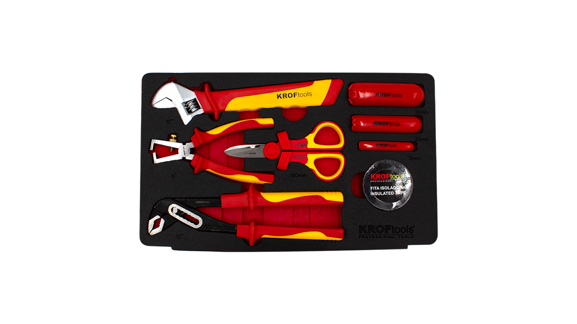 8PCS VDE INSULATED TOOL SET