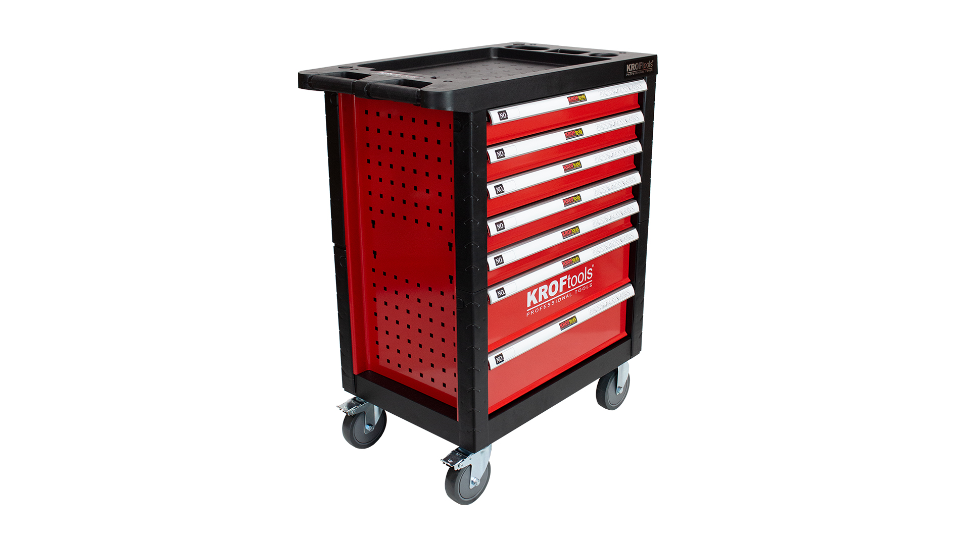 CARRO ROJO CON HERRAMIENTA AISLADA - 6 MÓDULOS