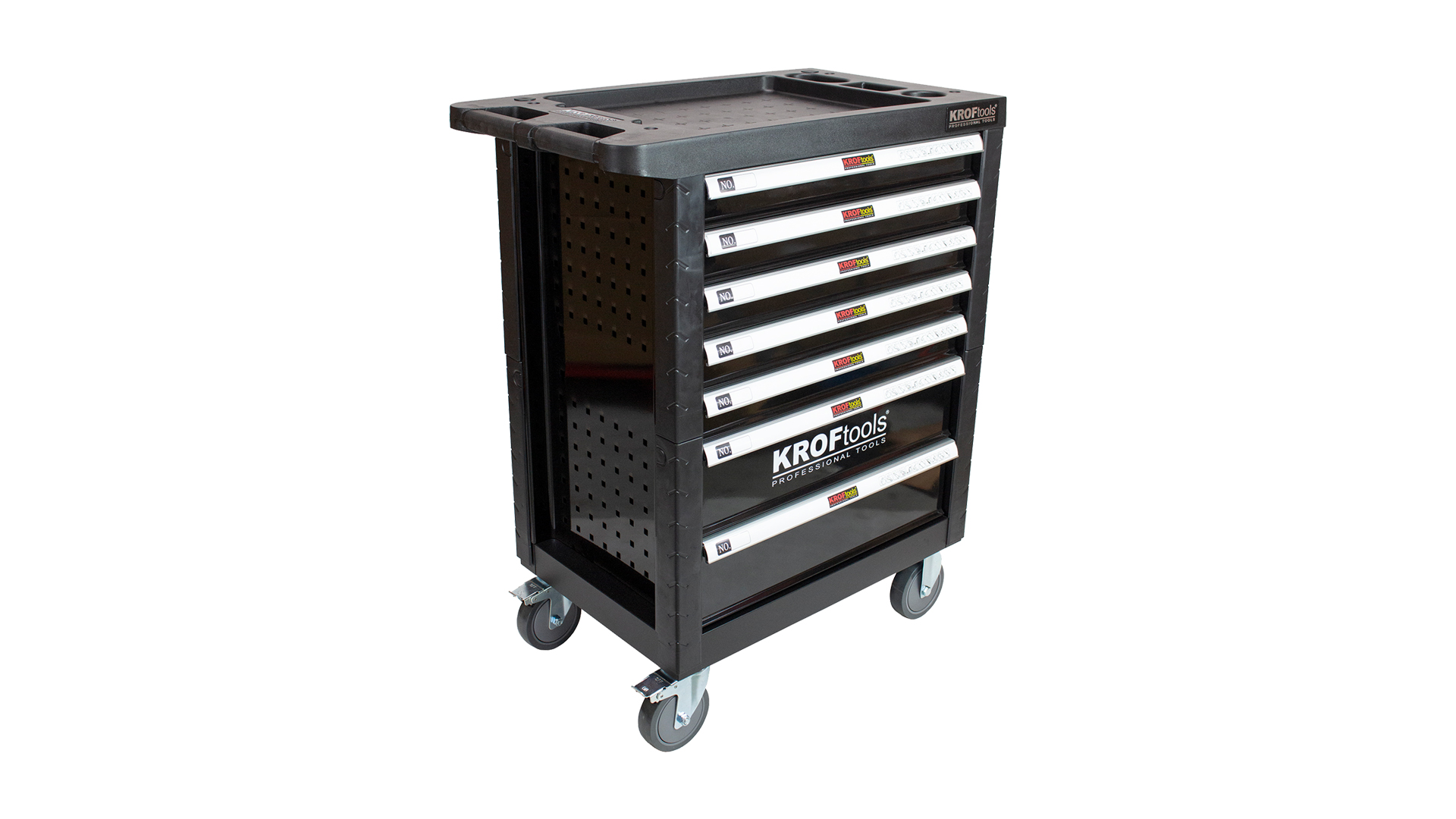 CARRO NEGRO CON HERRAMIENTA AISLADA - 6 MÓDULOS