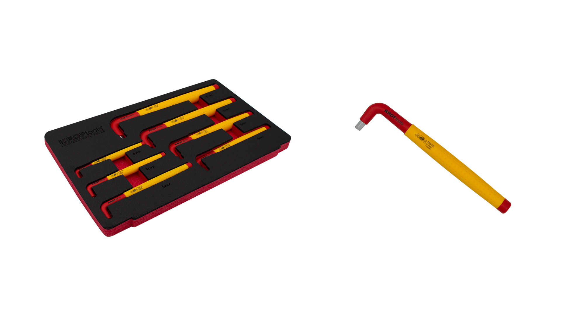 SET OF 6 MODULES OF INSULATED TOOLS