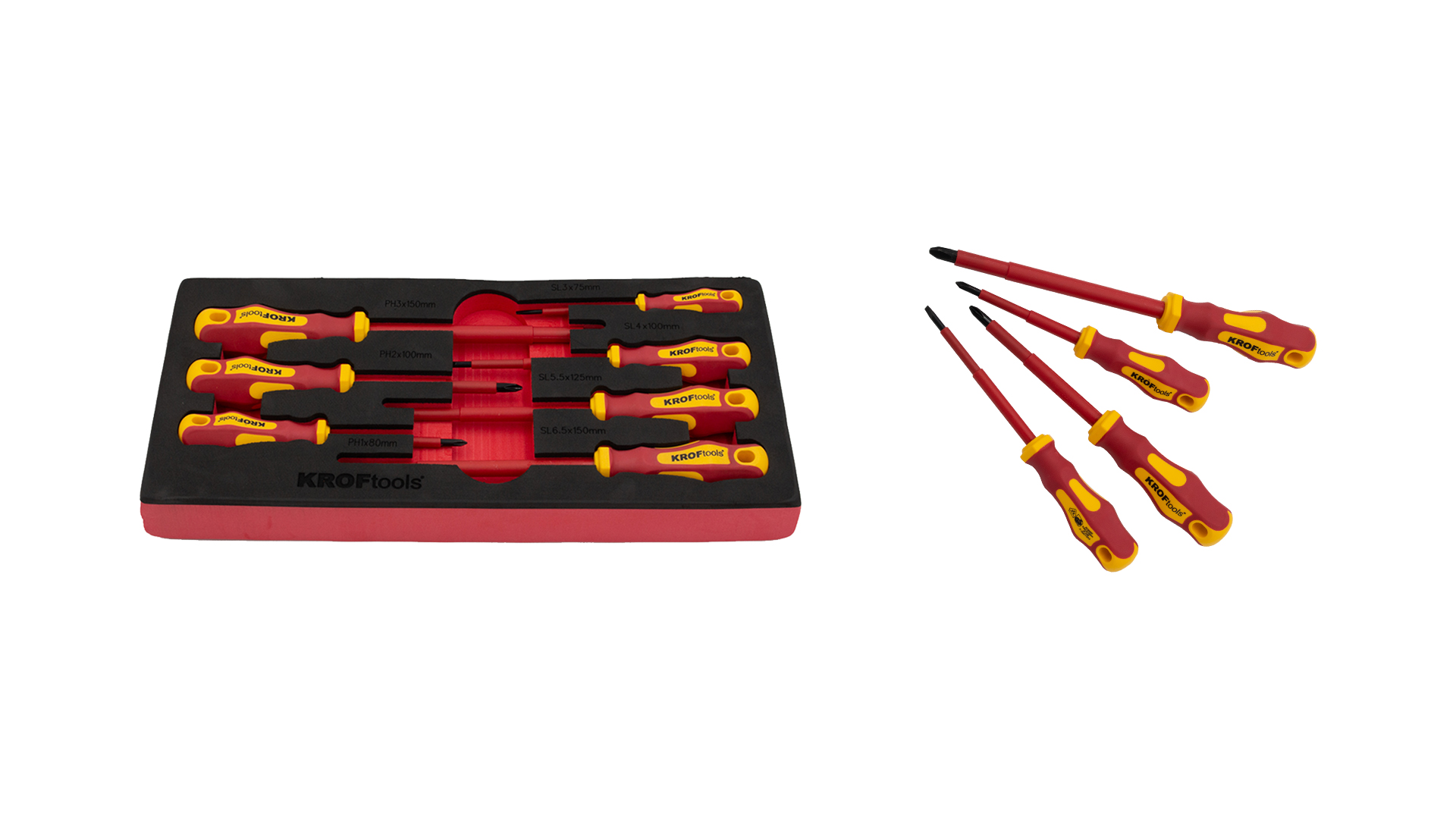 SET OF 6 MODULES OF INSULATED TOOLS