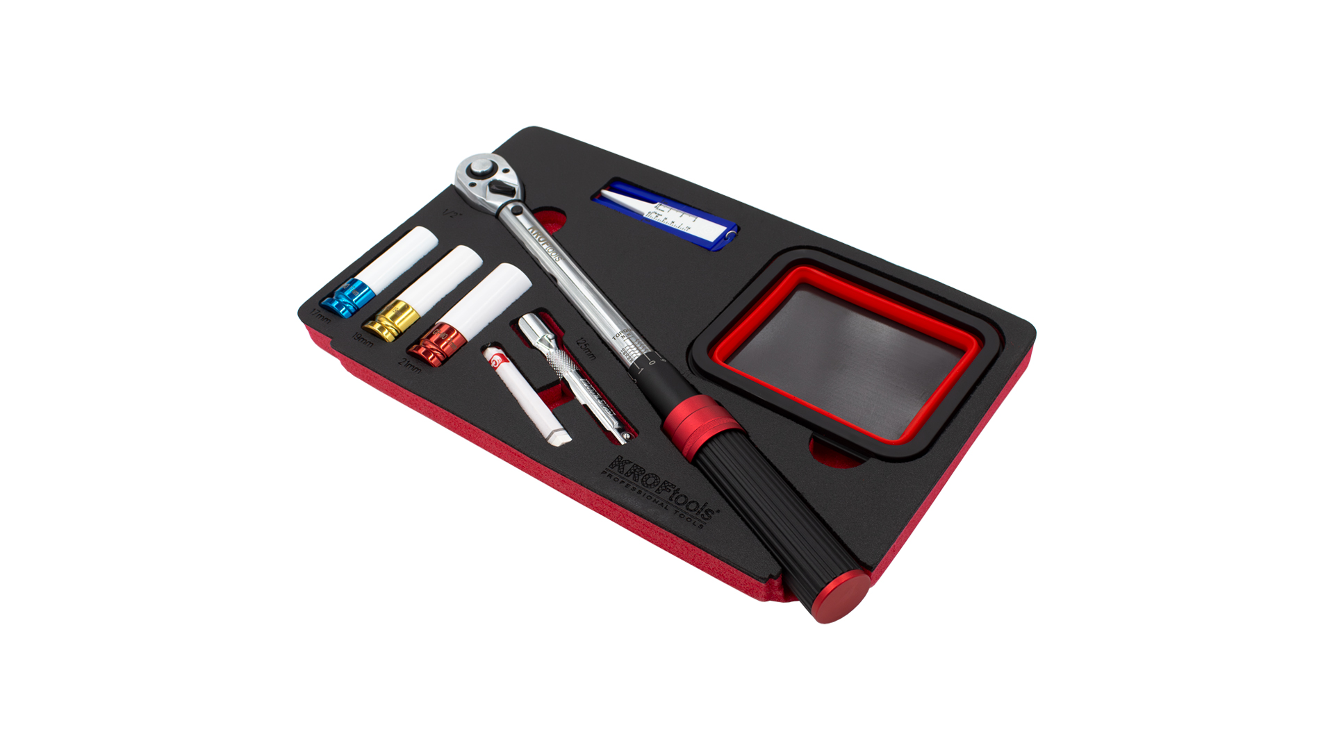 1/2” DREHMOMENTSCHLÜSSEL MIT ZUBEHÖR 8-TLG