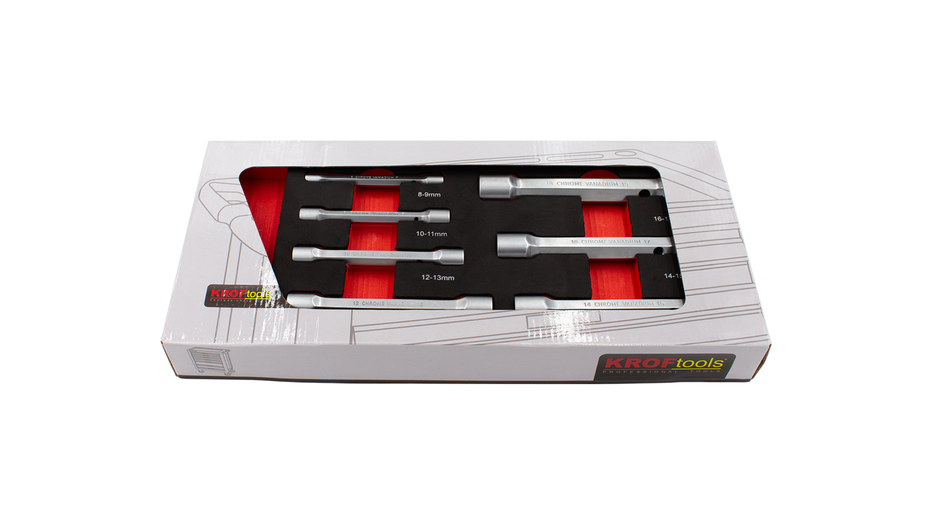 TUBULAR WRENCH SET 7PCS