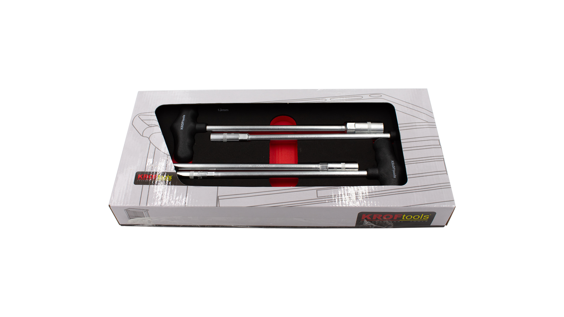 T-HANDLE HEXAGONAL SOCKET WRENCH SET 4 PCS