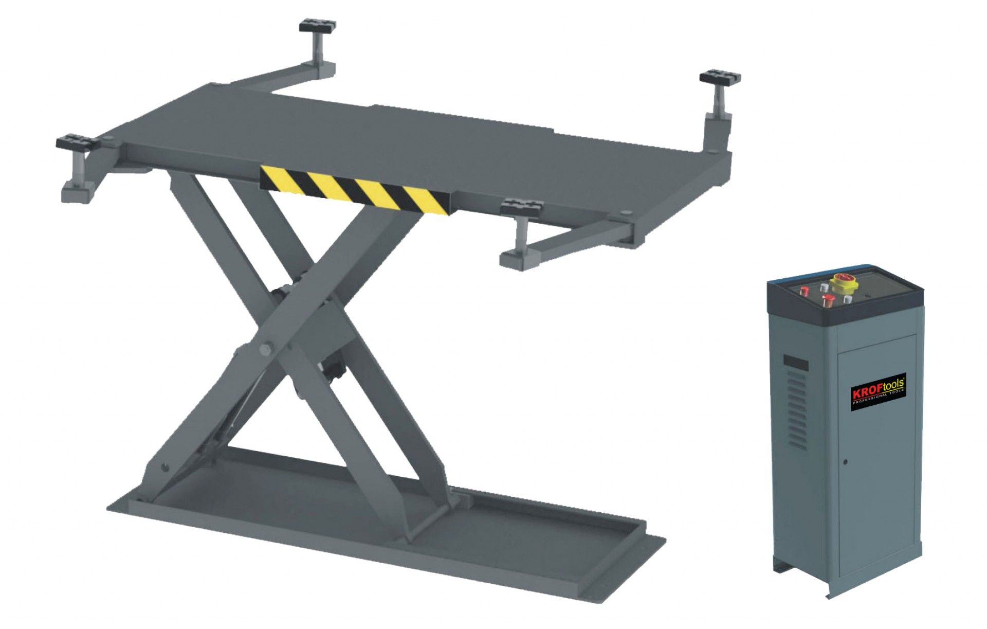 LOW-PROFILE SINGLE PLATFORM SCISSOR LIFT - 3TON