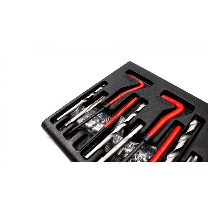61-Piece Thread Chaser & Restorer Set - UNC, UNF, Metric Taps, Dies, Files & Gauges In Storage Case