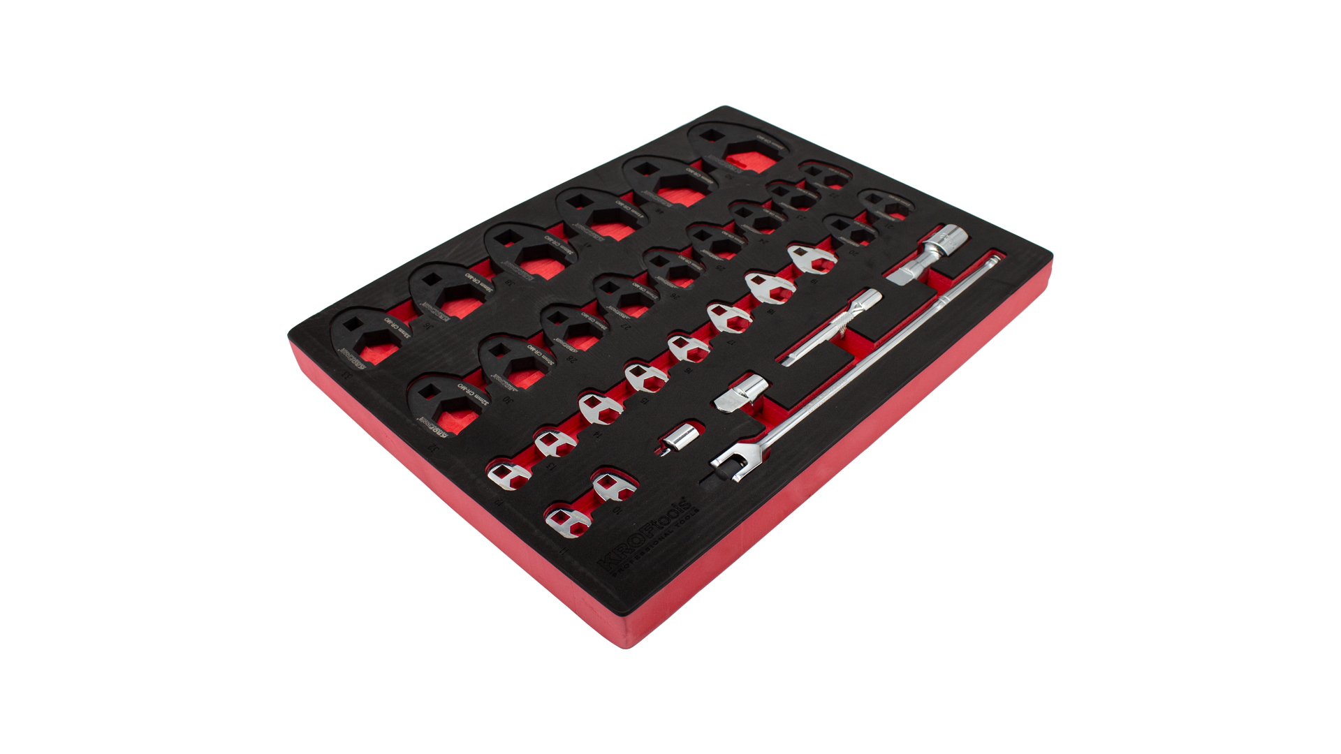 32PCS CROW FOOT WRENCH SET 3/8"+1/2"+3/4"