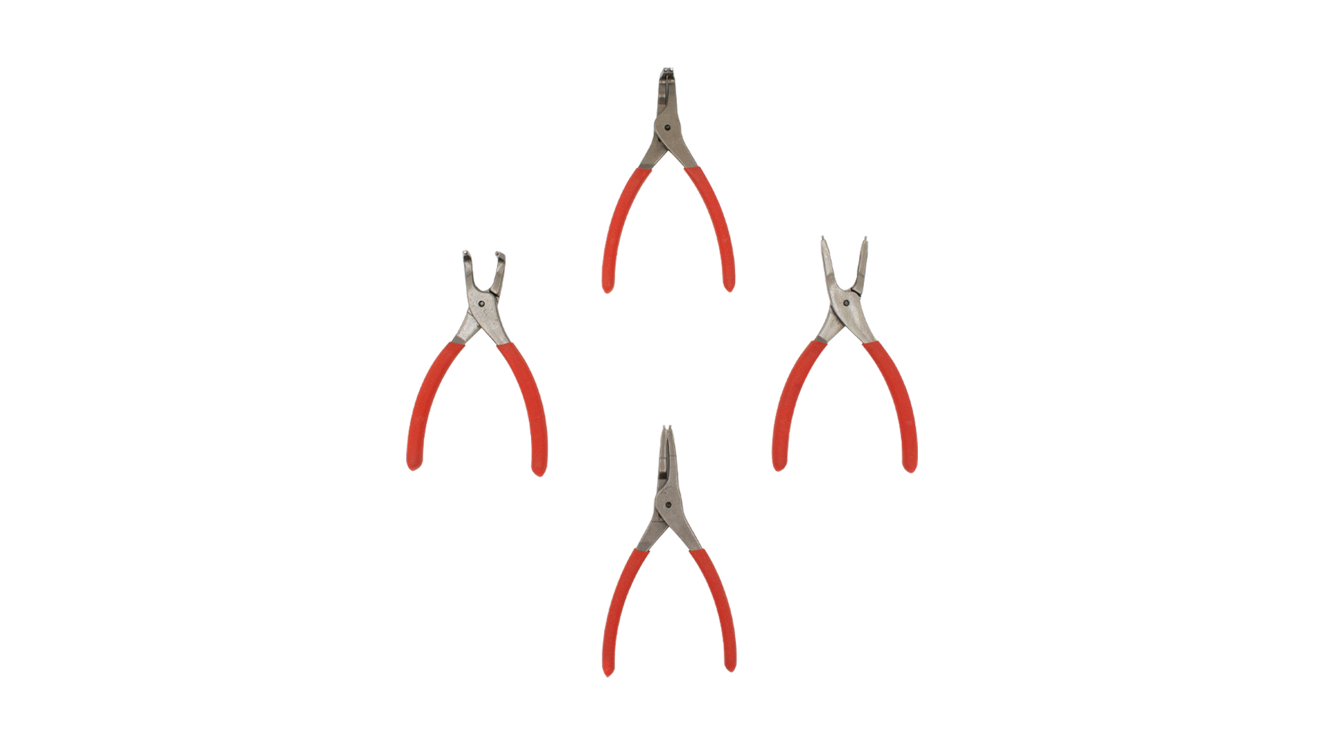 JUEGO 4 ALICATE PUNTAS 175MM 19-60MM