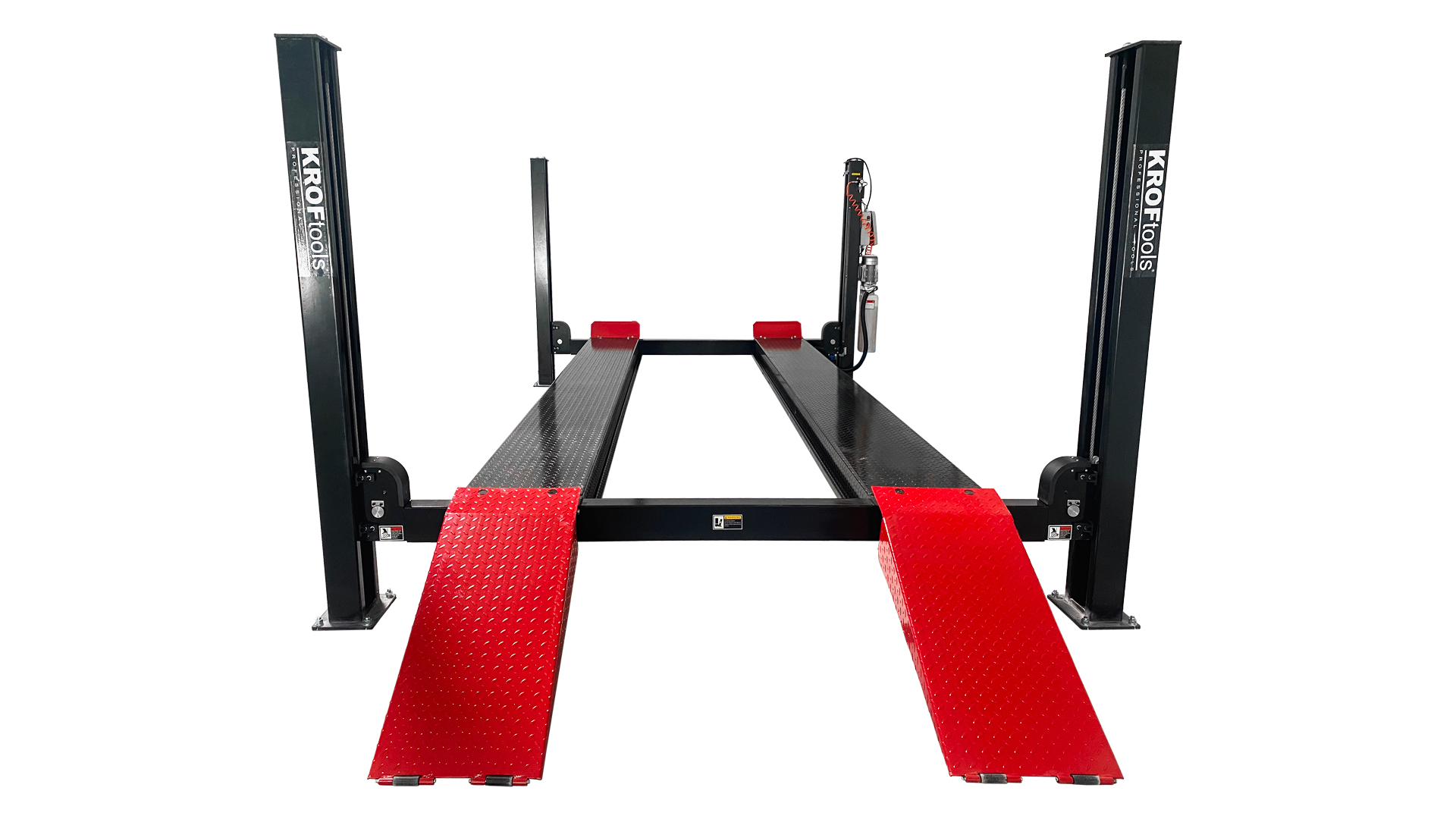 PONT ÉLÉVATEUR 4 COLONNES CHEMIN PLAT 6,5T 5.5M