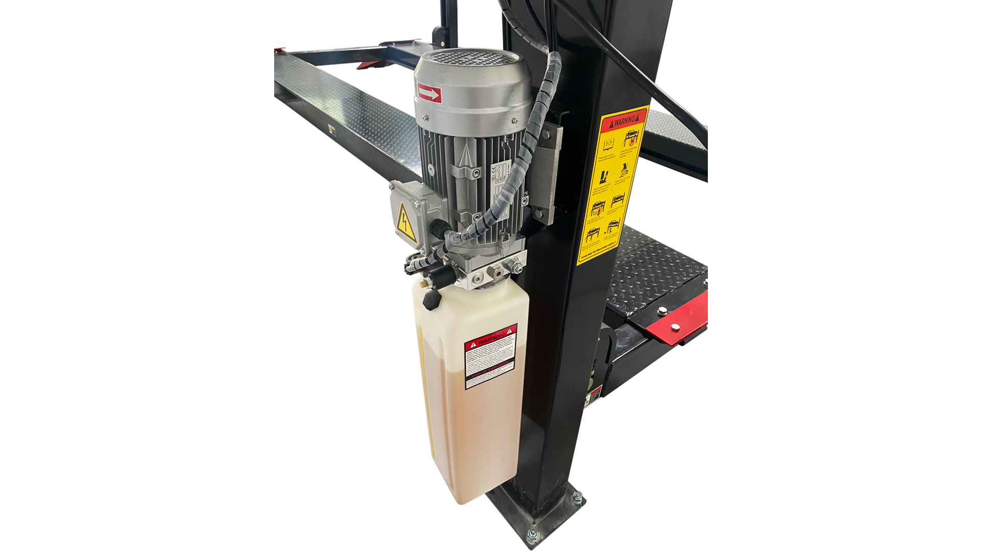 PONT ÉLÉVATEUR 4 COLONNES CHEMIN PLAT 6,5T 5.5M