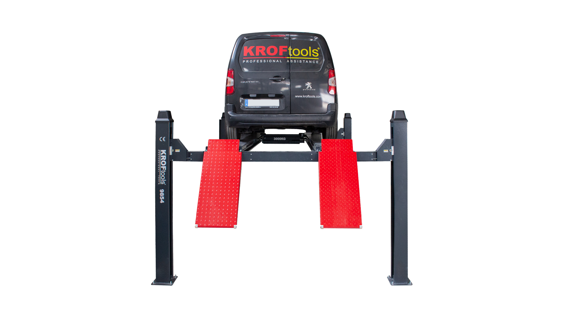 ELEVADOR 4 COLUMNAS 5TON P/ ALINEAMENTO 5.19M