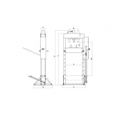 30TON SHOP PRESS