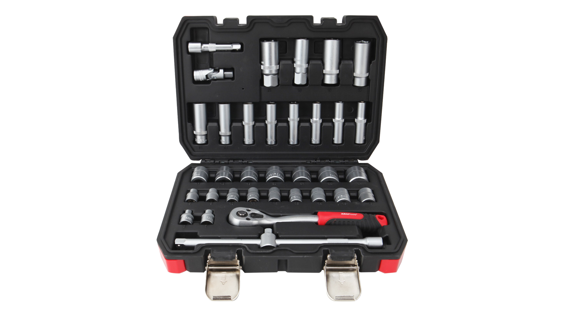 JOGO CHAVES CAIXA 35PCS 3/8"