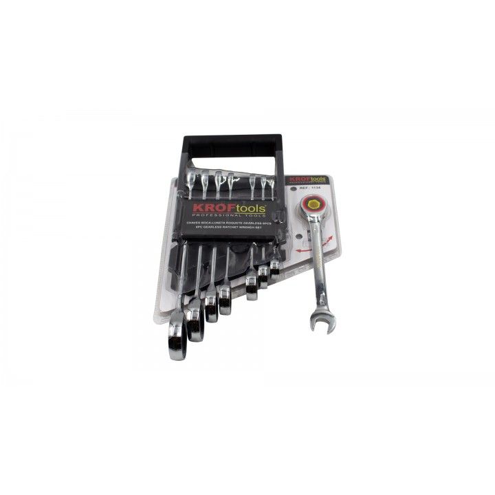 8PC GEARLESS RATCHET WRENCH SET