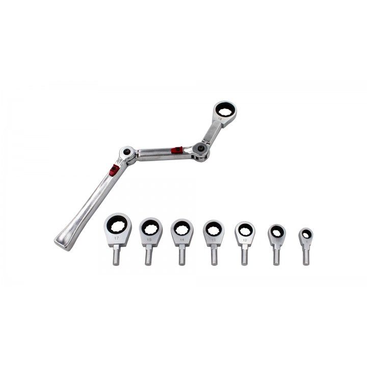 9PCS EXTREME ACCESS RATCHETING WRENCH(METRIC)