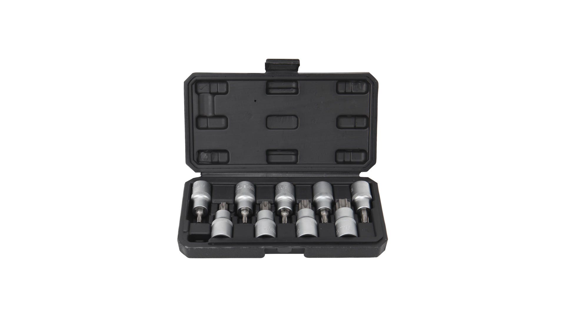 KIT 9 CHIAVI 1/2” CON BIT TORX T25-T70