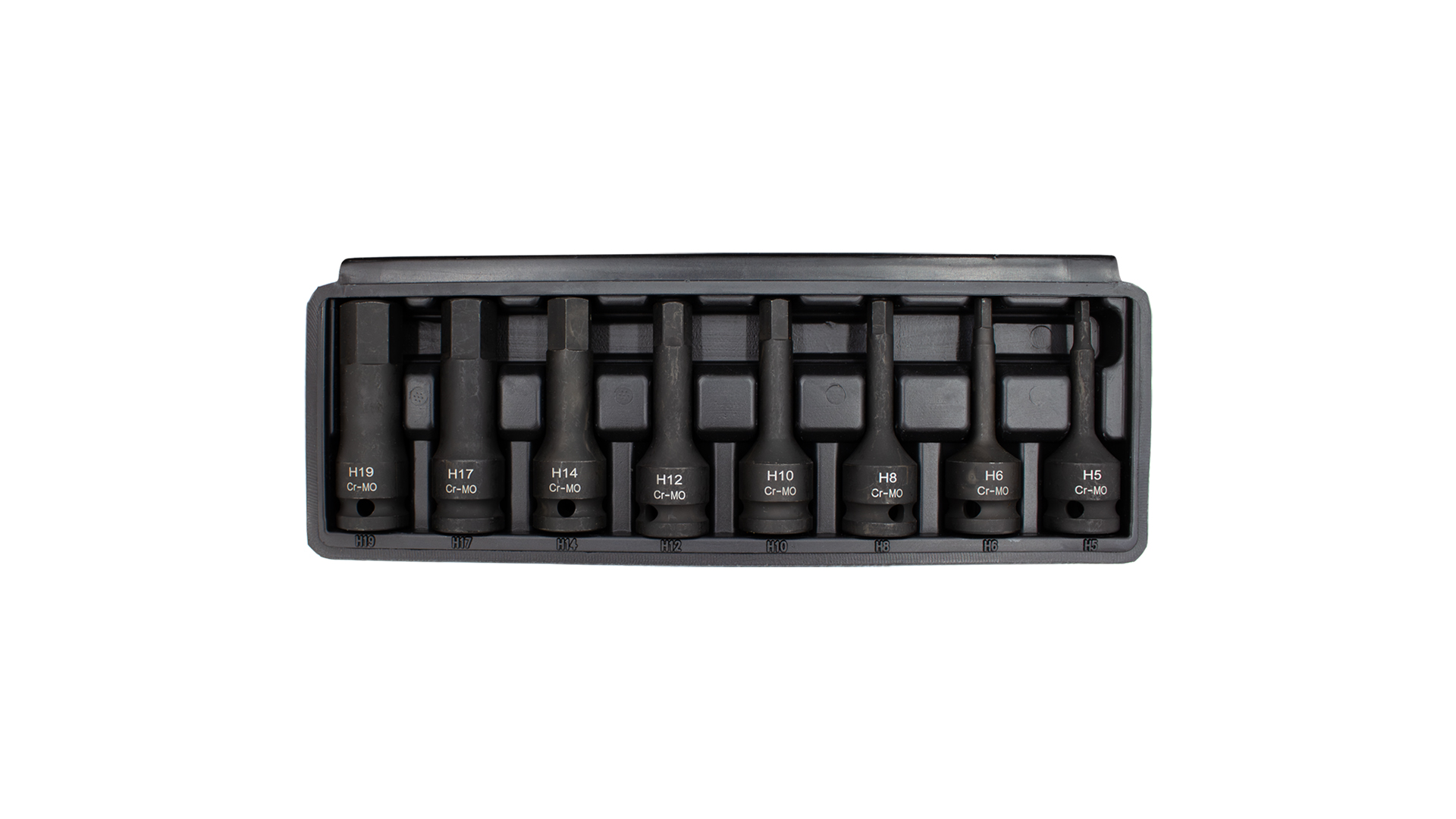 JOGO 8 CHAVES IMPACTO HEX. 5-19mm