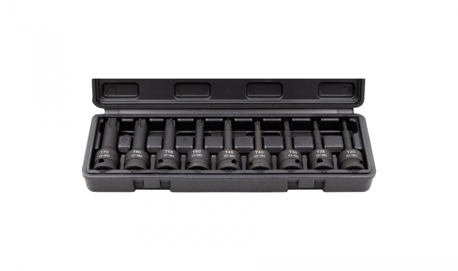 JOGO 9 CHAVES TORX T20-T70 IMPACTO