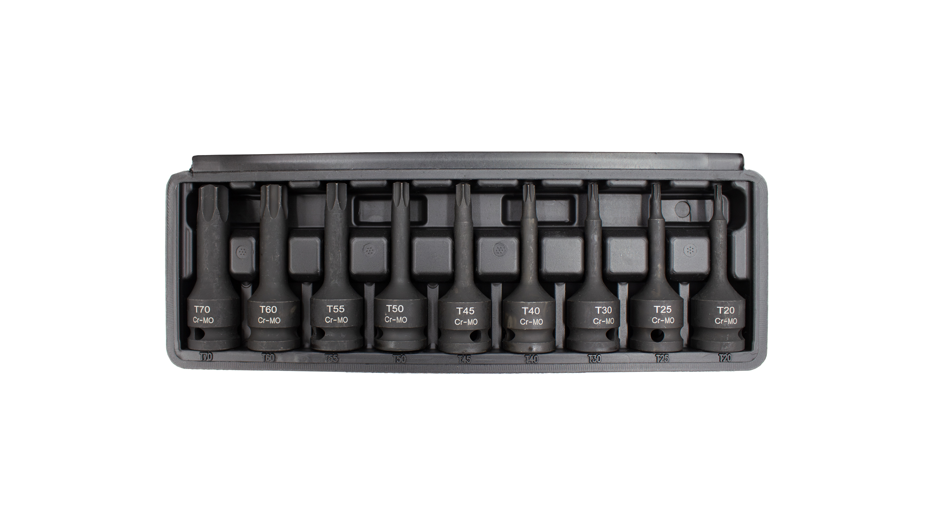 JOGO 9 CHAVES TORX T20-T70 IMPACTO