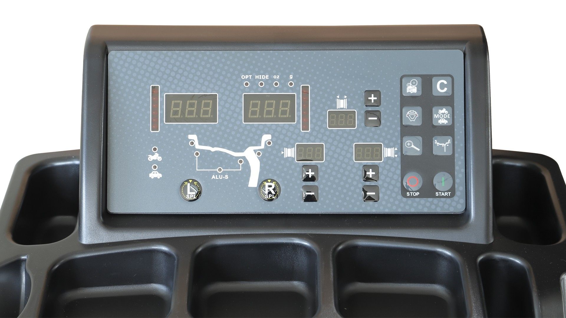 MÁQUINA CALIBRAR RODAS AUTOMÁTICO 10"-24"