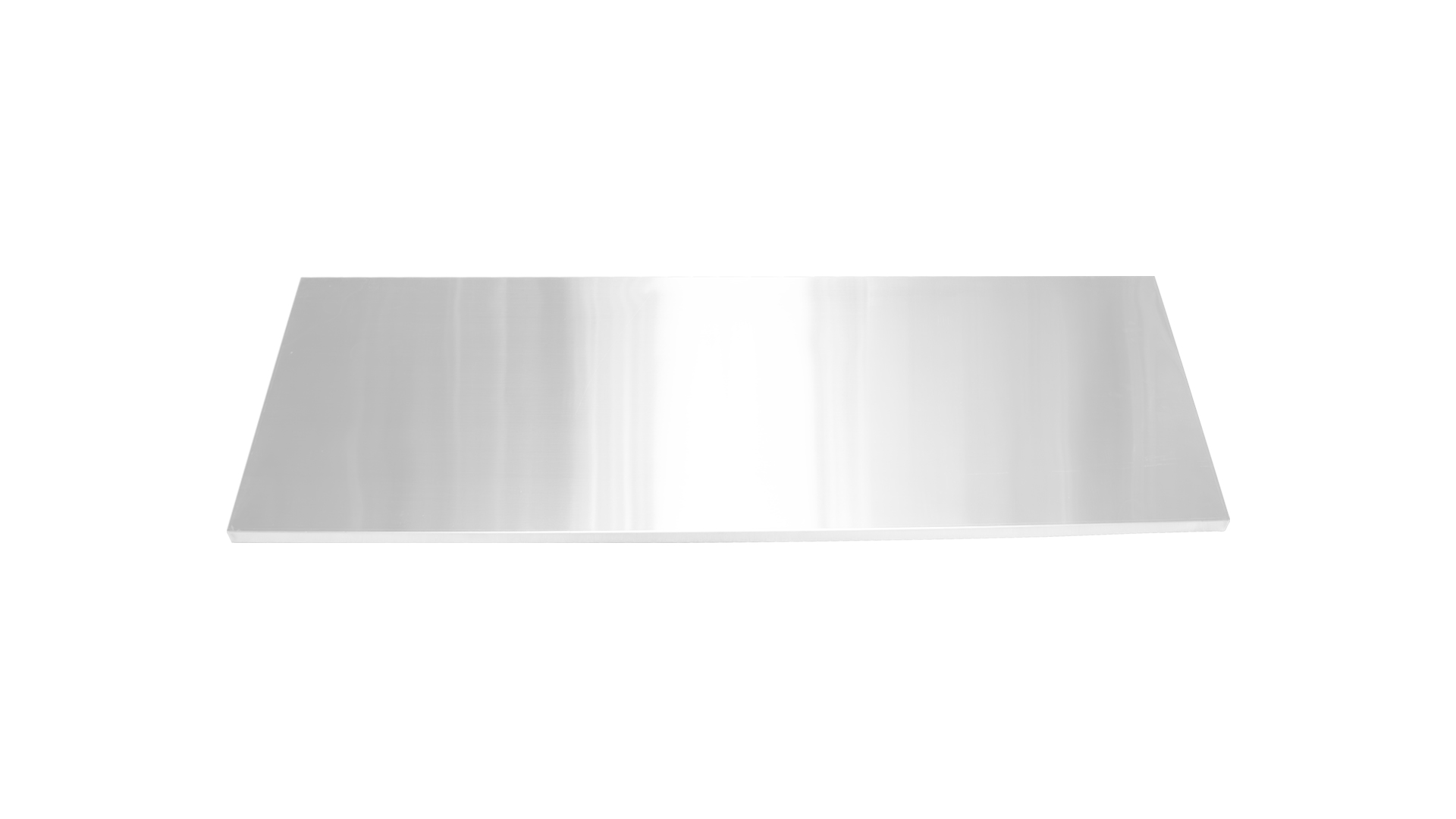 PIANO DI LAVORO IN ACCIAIO INOX - 2 DIMENSIONI DEL MOBILE INFERIORE